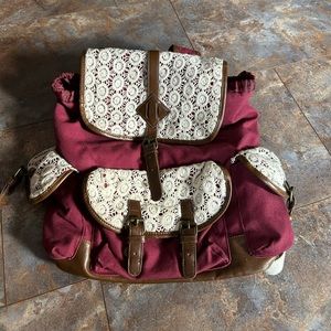 mudd maroon backpack